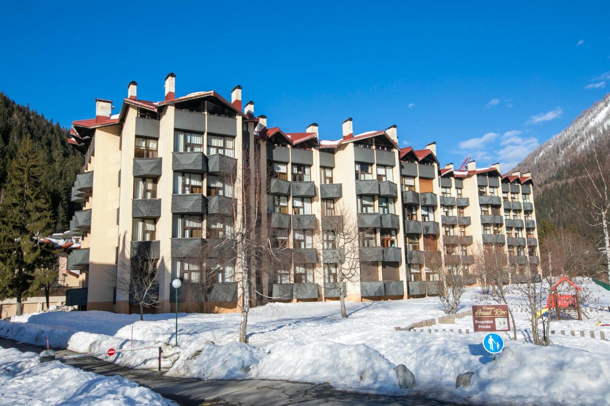 Residence Grand Roc - Ancolies 028 - Happy Rentals シャモニー エクステリア 写真